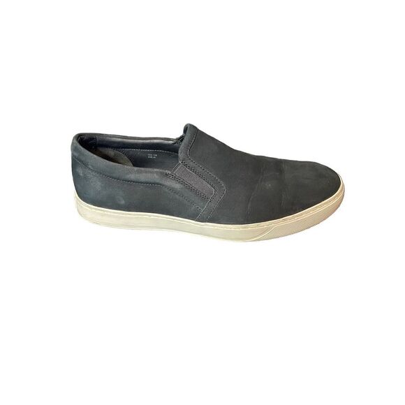 Vince Fletcher Men's Size 11 Shoes Black Suede Slip On Low Top Casual‎ Sneakers - Picture 1 of 10